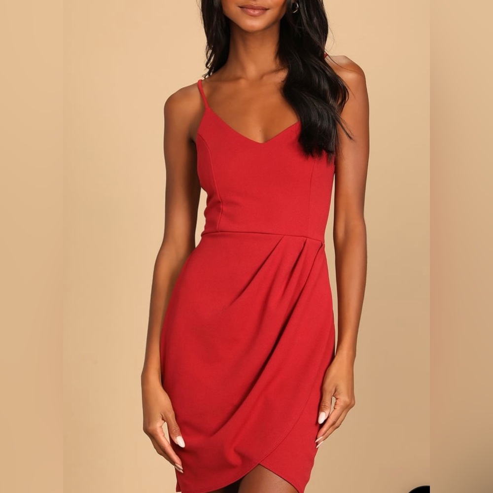 ✨NEVER WORN✨rusty red dress